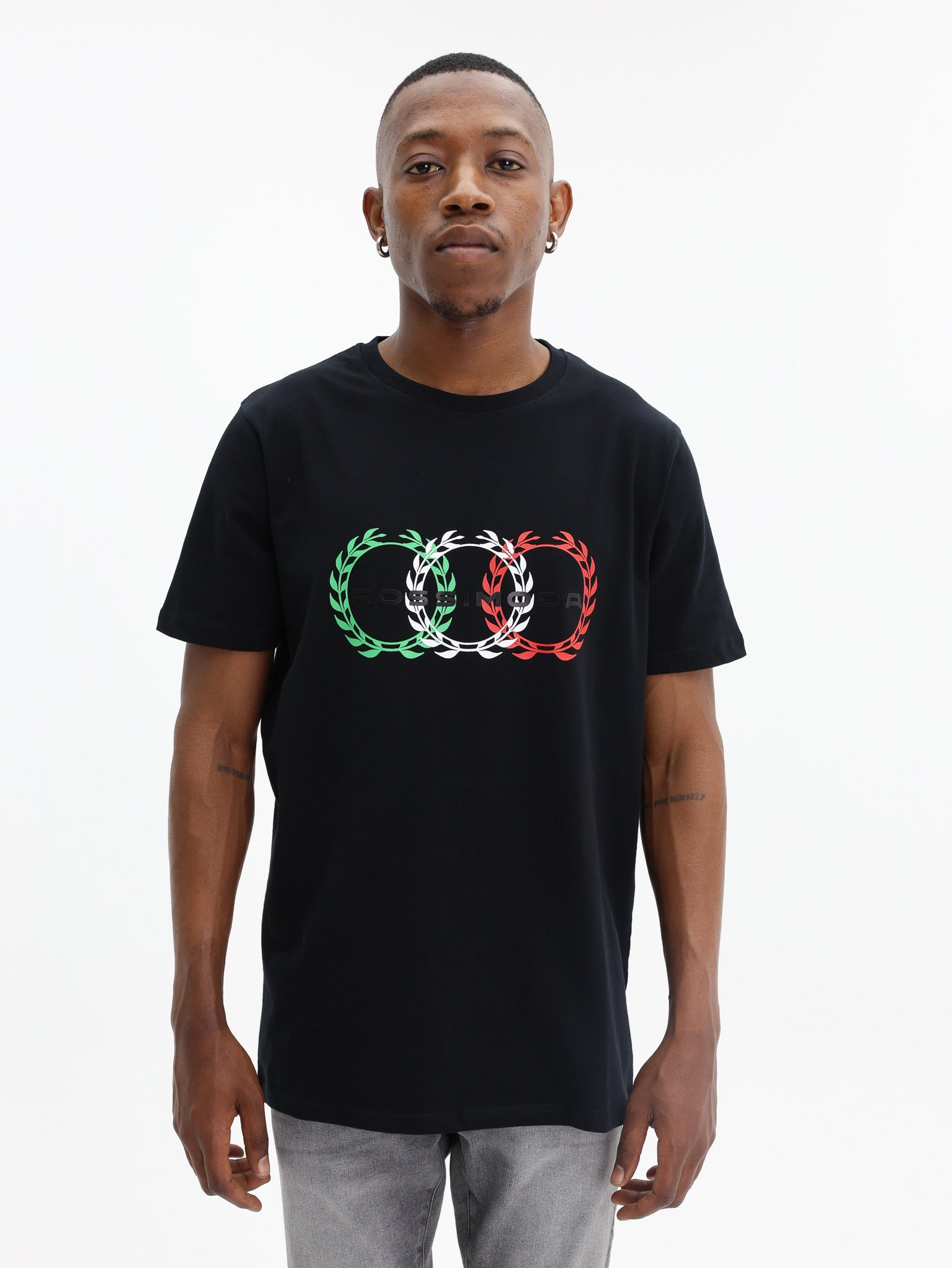 Rossimoda T-Shirt Guido Logo Black